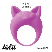 Фиолетовое эрекционное кольцо Lemur Remi - Lola Games - в Самаре купить с доставкой