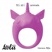 Фиолетовое эрекционное кольцо Unicorn Alfie - Lola Games - в Самаре купить с доставкой