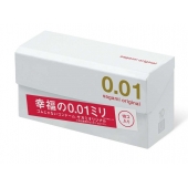 Супер тонкие презервативы Sagami Original 0.01 - 10 шт. - Sagami - купить с доставкой в Самаре