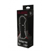 Черная веревка для шибари DELUXE BONDAGE ROPE - 5 м. - Dream Toys - купить с доставкой в Самаре