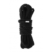 Черная веревка для шибари DELUXE BONDAGE ROPE - 5 м. - Dream Toys - купить с доставкой в Самаре