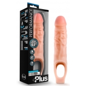 Телесный реалистичный фаллоудлинитель 9 Inch Silicone Cock Sheath Penis Extender - 22,86 см. - Blush Novelties - в Самаре купить с доставкой