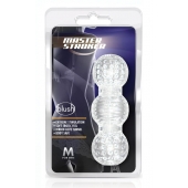 Прозрачный фигурный мастурбатор Master Stroker - Blush Novelties - в Самаре купить с доставкой