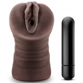 Коричневый мастурбатор-вагина Hot Chocolate Brianna - Blush Novelties - в Самаре купить с доставкой