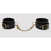 Черные оковы на ноги Bound to You Faux Leather Ankle Cuffs - Fifty Shades of Grey - купить с доставкой в Самаре