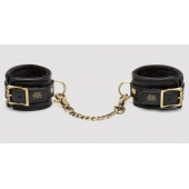 Черные наручники Bound to You Faux Leather Wrist Cuffs - Fifty Shades of Grey - купить с доставкой в Самаре
