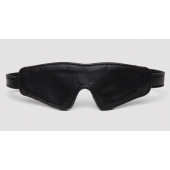 Черная плотная маска на глаза Bound to You Faux Leather Blindfold - Fifty Shades of Grey - купить с доставкой в Самаре