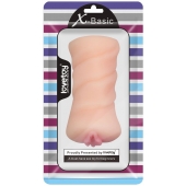 Телесный мастурбатор-вагина X-Basic Pocket Pussy без вибрации - Lovetoy - в Самаре купить с доставкой