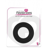 Набор из 3 эрекционных колец SILICONE COCKRINGS - Dream Toys - в Самаре купить с доставкой