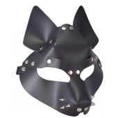 Черная маска Wolf с шипами - Sitabella - купить с доставкой в Самаре