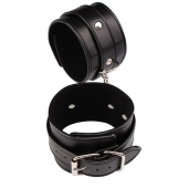 Черные оковы Classic Ankle Cuffs - Chisa - купить с доставкой в Самаре