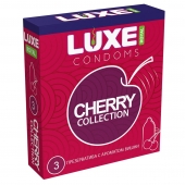 Презервативы с ароматом вишни LUXE Royal Cherry Collection - 3 шт. - Luxe - купить с доставкой в Самаре