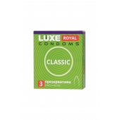 Гладкие презервативы LUXE Royal Classic - 3 шт. - Luxe - купить с доставкой в Самаре