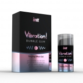 Жидкий интимный гель с эффектом вибрации Vibration! Bubble Gum - 15 мл. - INTT - купить с доставкой в Самаре