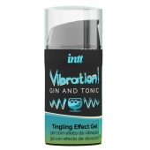 Жидкий интимный гель с эффектом вибрации Vibration! Gin   Tonic - 15 мл. - INTT - купить с доставкой в Самаре