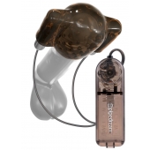 Дымчатый вибростимулятор головки пениса Dual Vibrating Head Teaser - Pipedream - в Самаре купить с доставкой