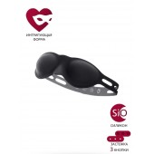 Черная плотная силиконовая маска - ToyFa - купить с доставкой в Самаре