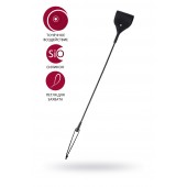 Черный гладкий стек с тонкой ручкой - 48 см. - ToyFa - купить с доставкой в Самаре