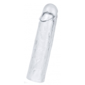 Прозрачная насадка-удлинитель Flawless Clear Penis Sleeve Add 1 - 15,5 см. - Lovetoy - в Самаре купить с доставкой