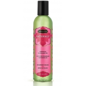 Массажное масло Naturals Strawberry Dreams с ароматом клубники - 236 мл. - Kama Sutra - купить с доставкой в Самаре