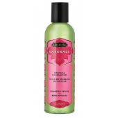 Массажное масло Naturals Strawberry Dreams с ароматом клубники - 59 мл. - Kama Sutra - купить с доставкой в Самаре