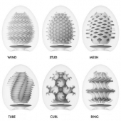 Набор из 6 мастурбаторов Tenga EGG IV с различным рельефом - Tenga - в Самаре купить с доставкой