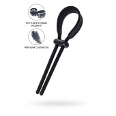 Черное эрекционное лассо на пенис Keb - A-toys - в Самаре купить с доставкой