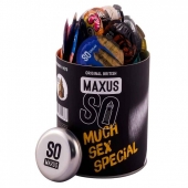Текстурированные презервативы в кейсе MAXUS So Much Sex - 100 шт. - Maxus - купить с доставкой в Самаре