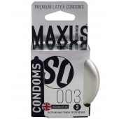 Экстремально тонкие презервативы в железном кейсе MAXUS Extreme Thin - 3 шт. - Maxus - купить с доставкой в Самаре