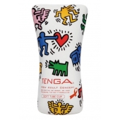 Мастурбатор-туба Keith Haring Soft Tube CUP - Tenga - в Самаре купить с доставкой