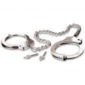 Металлические наручники Metal Leg Cuffs - Pipedream - купить с доставкой в Самаре