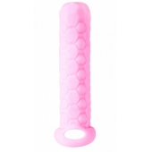 Розовый фаллоудлинитель Homme Long - 13,5 см. - Lola Games - в Самаре купить с доставкой
