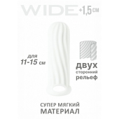 Белый фаллоудлинитель Homme Wide - 13 см. - Lola Games - в Самаре купить с доставкой
