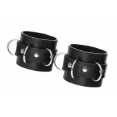Черные наручники Anonymo на сцепке - ToyFa - купить с доставкой в Самаре