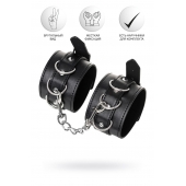 Черные оковы Anonymo из искусственной кожи - ToyFa - купить с доставкой в Самаре