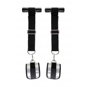 Черно-серебристые фиксаторы для рук на дверь Anonymo - ToyFa - купить с доставкой в Самаре