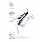 Черные кожаные стропы для фиксации Anonymo - ToyFa - купить с доставкой в Самаре