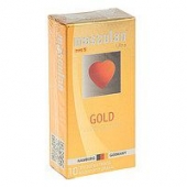 Презервативы Masculan Ultra Gold с золотым напылением и ароматом ванили - 10 шт. - Masculan - купить с доставкой в Самаре