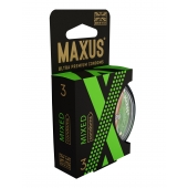Презервативы в пластиковом кейсе MAXUS AIR Mixed - 3 шт. - Maxus - купить с доставкой в Самаре
