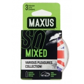 Презервативы в пластиковом кейсе MAXUS AIR Mixed - 3 шт. - Maxus - купить с доставкой в Самаре