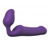 Фиолетовый безремневой страпон Queens L - Adrien Lastic - купить с доставкой в Самаре