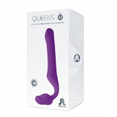 Лиловый безремневой страпон Queens M - Adrien Lastic - купить с доставкой в Самаре