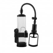 Прозрачная вакуумная помпа с вибрацией Vibrating Penis Pump - Dream Toys - в Самаре купить с доставкой