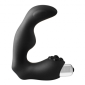 Черный вибромассажер простаты FantASStic Vibrating Prostate Massager - 11,3 см. - Dream Toys - в Самаре купить с доставкой