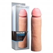 Телесная фаллическая насадка на пенис Magnum Xtender - 23 см. - Blush Novelties - в Самаре купить с доставкой