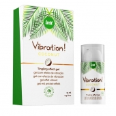 Возбуждающий гель с ароматом кокоса Vibration Coconut - 15 мл. - INTT - купить с доставкой в Самаре