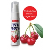 Гель-смазка Tutti-frutti с вишнёвым вкусом - 30 гр. - Биоритм - купить с доставкой в Самаре