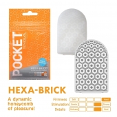 Карманный мастурбатор HEXA-BRICK - Tenga - в Самаре купить с доставкой