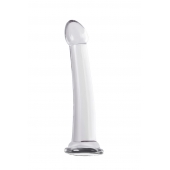 Прозрачный нереалистичный фаллоимитатор Jelly Dildo XL - 22 см. - Toyfa Basic