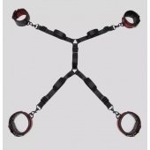 Изысканный набор фиксаций на кровати Reversible Under Mattress Restraint Set - Fifty Shades of Grey - купить с доставкой в Самаре